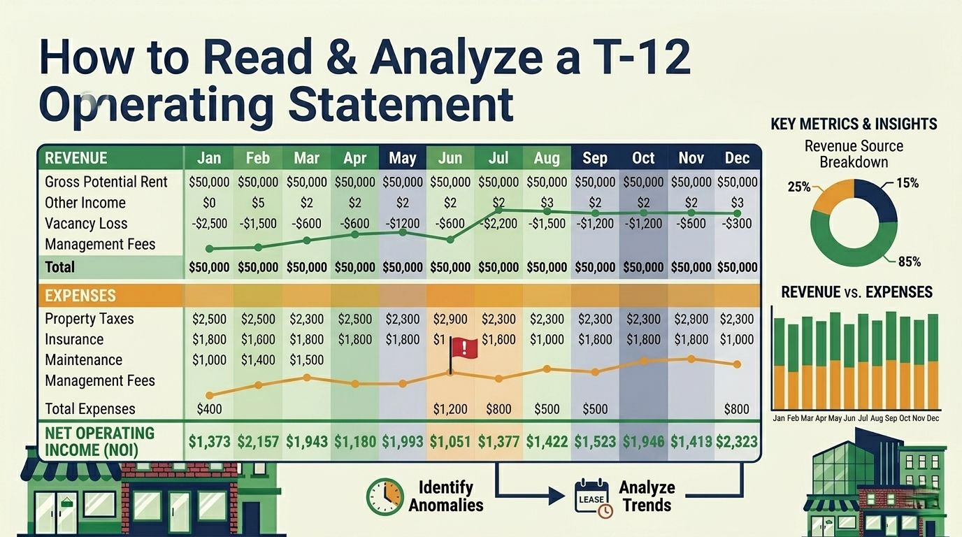 How to Read and Analyze a T-12 Operating Statement
